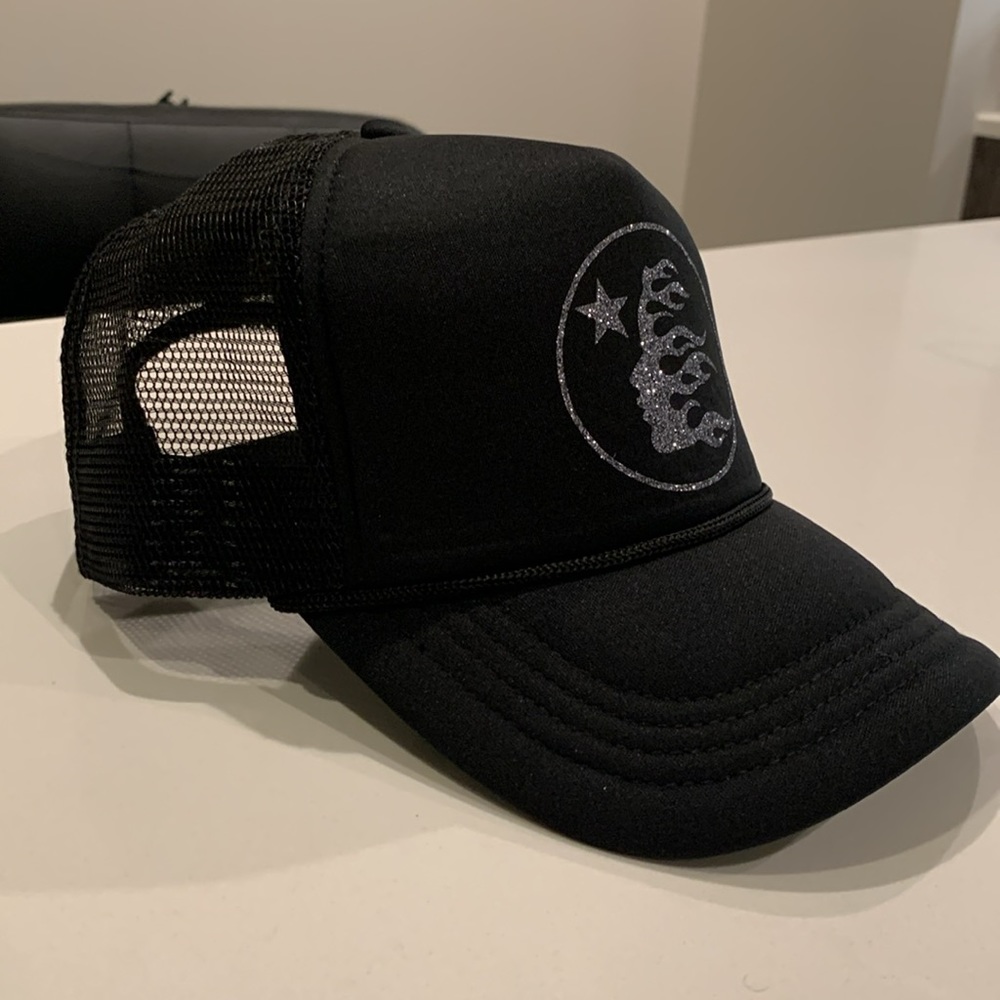 Custom Made Busted Down Hellstar Trucker Hat - image 2